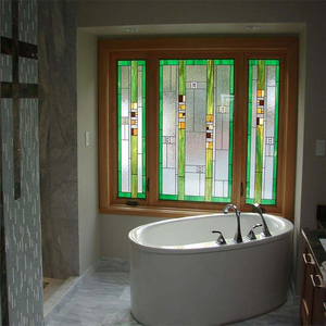 Nhà thờ tùy chỉnh kính màu Nhà thờ kính 1 mảnh màu nghệ thuật Kính kính bảng điều khiển theo bản vẽ cho cửa ra vào cửa sổ để trang trí - Product Image 3