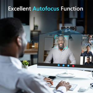 Autofocus USB Webcam 1080P Free Driver HD Live Stream 60fps Webcam con micrófono para PC portátil - Product Image 6