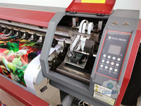Imprimante numérique à jet d'encre pour bannières flexibles, machine d'impression de vinyle coloré pour voiture, échantillon Disen 1,6 m, utilisée