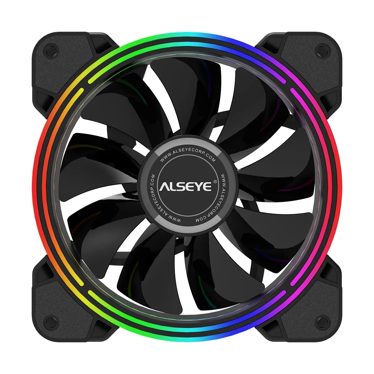 Alseye halo 4.0 120mm ARGB ventilador refrigerador para pc para computador casos ventilador do caso do jogo 12v