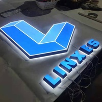 Nouvelle tendance : enseignes lumineuses LED en acrylique personnalisées avec logo, lettres lumineuses rétroéclairées, enseignes électroniques LED pour les commerces de détail et les marchés