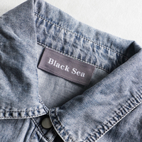 Étiquettes de Vêtements Tissées Personnalisées, Étiquettes de Marque pour Habillement