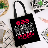 Sac à bandoulière imprimé JK V J-hope World Tour, best-seller, grande capacité, sac fourre-tout en toile, sac cadeau pour concert, sac de soutien pour fans de concert