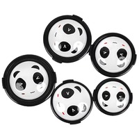 Tapa de Lente Panda Directamente de Fábrica, Cubierta Protectora de Plástico con Diseño de Dibujos Animados para Lentes de Cámara Digital