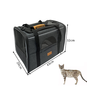 Tas Pengangkut Hewan Peliharaan Oxford yang Tahan Lama, Disetujui Maskapai Penerbangan, Modis untuk Kucing dan Anjing dengan Penutup Ritsleting - Product Image 3