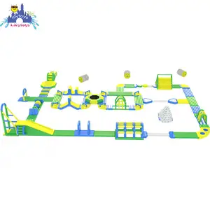 Lily Toys Adults Inflatable Obstacle Course Water Sport Park Games Floating Water Playground
