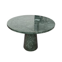 Table à manger en marbre vert naturel du Guatemala Cammy Stone, style italien minimaliste, multifonctionnelle, moderne, imperméable, meubles pour la maison