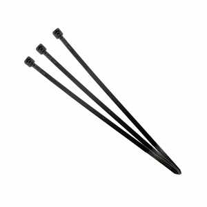 Brida - Brida de poliamida negra de 4,5x200 mm, paquete de 100 unidades, resistente y flexible, ideal para sujetar cables y... - Product Image 1