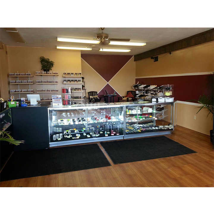 Cigarette Display Cabinet Floor Standing Pharmacy Wood Showcase Designs