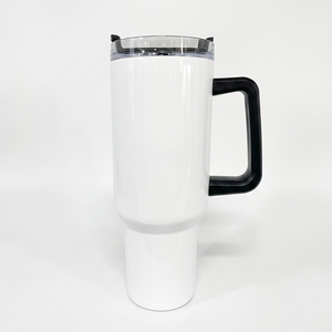 Vaso Térmico de Acero Inoxidable de 40oz para Sublimación, Estilo Clásico con Tapa, Asa y Popote, Brilla en la Oscuridad, para Exteriores, Hogar y Viajes (OEM/ODM) - Product Image 1