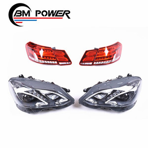 Classe E w212 <span class=keywords><strong>e63</strong></span> body kit per W212 E200 E300 E260 per <span class=keywords><strong>E63</strong></span> con paraurti anteriore cofano testa della lampada fanali posteriori diffusore ehaust tubo - Product Image 4
