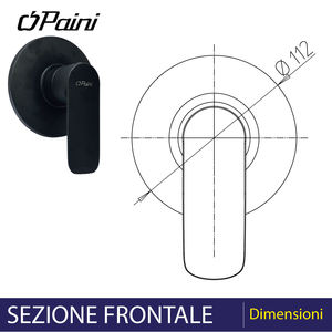 Cartucce per Miscelatore Doccia Integrato NOVE Nero Opaco - Product Image 3