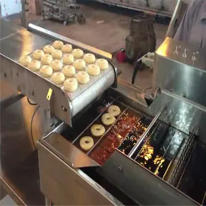 Donut maker machine semi automatic yeast-raised doughnut fryer making equipment for food industry