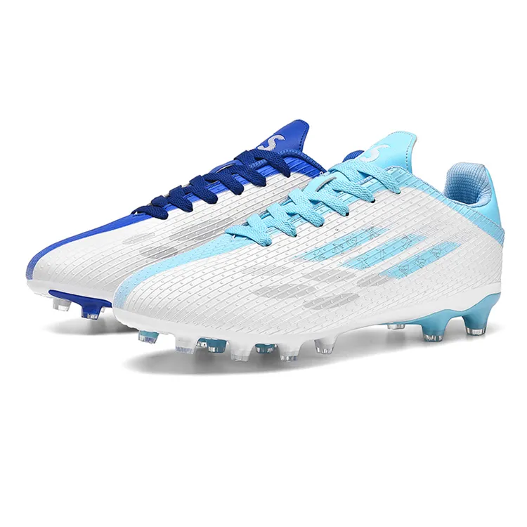 Chinese Cheap Soft Material Men's Football Sports Rubber Soccer Shoes For Sale