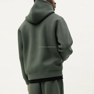 Vintage 100% coton épais sweats à capuche unisexe Baggy sweats à capuche plaine Streetwear haute qualité français Terry lourd sweats à capuche imprimés - Product Image 3