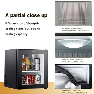 Mini-réfrigérateur commercial électrique portable 2026 en promotion avec porte vitrée, faible bruit et économie d'énergie pour usage domestique - Product Image 4