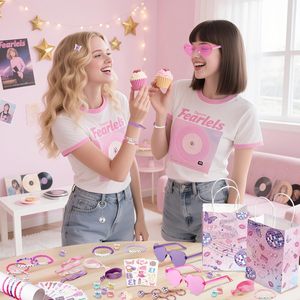 84 Pièces Articles de Fête Thème Era : Bracelets, Porte-clés Disco, Cadeaux et Articles pour Sacs Surprise pour Fans, Anniversaires et Célébrations Populaires - Product Image 2