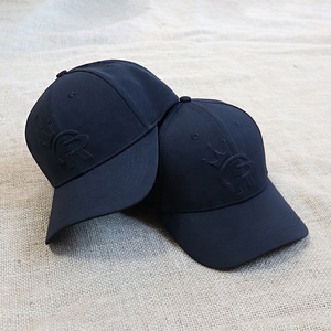 Servizio OEM/ODM Cappello a 6 Pannelli Personalizzato di Qualità con Logo in Rilievo Classico Nero Moda Uomo Donna Cappelli da Baseball Sportivi - Product Image 1