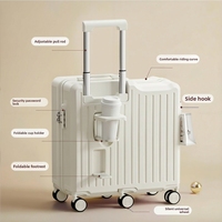 Poussette pour bébé, valise de voyage ultra-légère à roues universelles en ABS pour enfants, avec porte-gobelet intégré, bagage à main