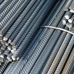 Tiges de fer d'armature en acier déformé à haute résistance pour la construction de bâtiments tiges de fer d'armature en acier de 10mm