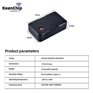 Keenchip Thiết Bị Theo Dõi Gps Xe Hơi 3000 MAh 2G Thiết Bị Theo Dõi Gps Thiết Bị Chống Trộm Thiết Bị Theo Dõi Gps Thông Minh - Product Image 4