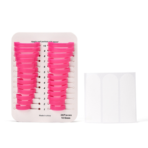 26 pièces/boîte – Clips anti-débordement en plastique réutilisables pour protection des bords des ongles – Accessoires de manucure portables pour usage en salon - Product Image 3