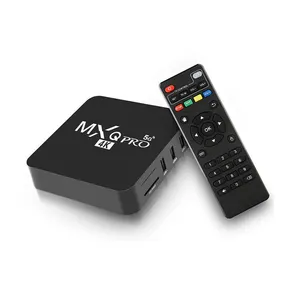مصنع الجملة عالية الجودة MXQ برو 1GB 8GB 2GB 16GB 5G WIFI مجموعة مربع رأس التلفاز الروبوت 4K الذكية Tvbox