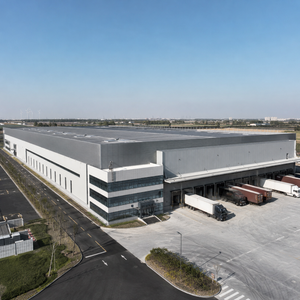 Structure en acier pour entrepôt, charpente légère préfabriquée, grande portée, hangar industriel, bâtiment métallique - Product Image 2