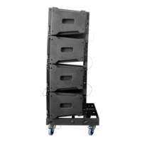 DASN LA7 700W RMS Enceinte Line Array Passive à Deux Voies Double 10 Pouces Gamme Complète Système PA pour Concerts, Églises et Location d'Événements
