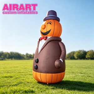 Calabaza Inflable <span class=keywords><strong>Gigante</strong></span> Personalizada para Halloween, Decoración de Jardín con Calabaza Inflable para Fiestas y Decoración de Césped - Product Image 5