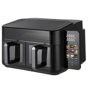 Nueva Freidora de Aire de Doble Cesta con Capacidad de 10L, Freidora de Aire Digital Inteligente con Pantalla a Color 1. 360. Circulación de Aire Rápida - Product Image 1