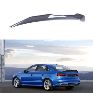 สปอยเลอร์หลังคาร์บอนไฟเบอร์แบบ PSM สำหรับตกแต่งภายนอกรถยนต์ A3 S3 RS3 8V Luxury Sedan ปี 2013-2020 - Product Image 1