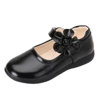 Prezzo più economico prezzo di fabbrica Cina all'ingrosso bambini ragazza vestito scarpe scuola nero scuola bambini scarpe Mary Jane scarpe