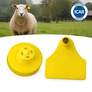 Nouvelle étiquette d'oreille RFID personnalisée couleur, norme ISO FDX-B avec puce de lecture/écriture, matériau TPU pour le suivi du bétail - Product Image 1