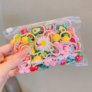 Großhandel heißer Verkauf 20 teile/beutel Mädchen Haars pange Zubehör Kleiner Ring Kinder Haar gummis macht Baby niedlichen Gummiband - Product Image 6