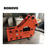 Marteau hydraulique latéral Bonovo pour excavatrice avec pompe et boîte de vitesses, matériau 42CrMo, moteur pour excavatrice Cat 330