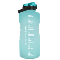 Bouteille d'eau sport personnalisée ODM en gros avec logo, 3,78 L, avec couvercle en plastique et bouchon Garrafa pour le sport