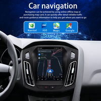 Autoradio Android de style Tesla 10,4 pouces pour Ford Focus 2011-2017, écran vertical, navigation GPS multimédia, CarPlay sans fil, DSP Android