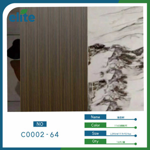 Pannello decorativo in PVC in stile moderno 295x179x09cm per Interior Design e finitura della parete impermeabile per uso domestico scala - Product Image 1