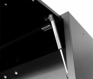 Ensemble d'armoires de rangement de garage modulaires modernes en acier laminé à froid robuste avec établi, tiroirs et pieds réglables OEM - Product Image 5