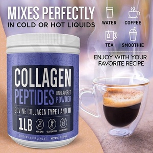 Toptan doğal toplu suda çözünür hidrolize kollajen peptid protein tozu cilt ve saç sağlık