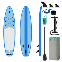 Planche de paddle gonflable personnalisée de haute qualité OEM bleue