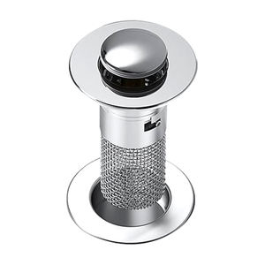 Nuevo 2026 Filtro desagüe de piso emergente para lavabo, atrapapelos de acero inoxidable, cesta de filtro, tapón y colador para lavabo de baño - Product Image 6