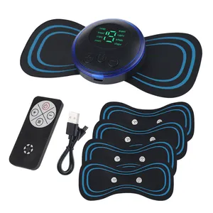 Rechargeable Electric Pulse Neck Massager Ems Cervical Massage Patch Neck  Back Muscle Stimulator Tens Relief Pain Neck Release