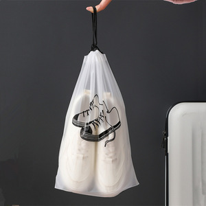 <b>Drawstring</b> Shoe Storage <b>Bag</b> Transparent <b>Waterproof</b> Dustproof Travel Multipurpose Shoe <b>Bag</b> for Trip and Moving - Product Image 3