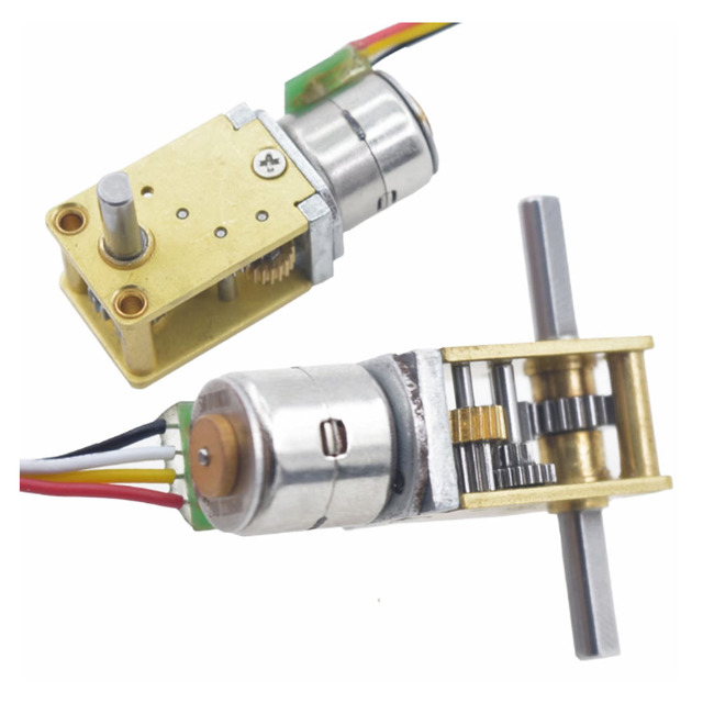 BringSmart SR1218-10BY Single Shaft Geared Stepper Motor with Speed Controller 6v Mini Electric Motor Small Low Rpm 12v Dc Motor