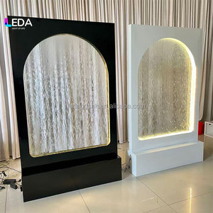 Letrero de Bienvenida LED Personalizado para Bodas, Arco Iluminado con Cascada, Decoración Moderna para Recepción de Bodas, Nueva Llegada - Product Image 1