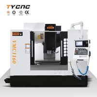 Centro de Mecanizado Vertical CNC VMC1160 de China con Husillo BT40 de 8000 RPM
