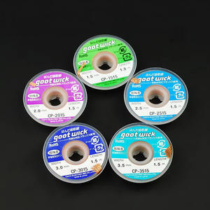 Étain à <span class=keywords><strong>souder</strong></span> enlever la mèche Goot 3515 3015 2515 2015 1515 fil à dessouder pour téléphone BGA PCB outil de réparation de mèche de soudage - Product Image 2