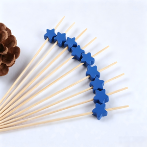 Brochetas de Bambú Desechables de Longitud Personalizada al Mejor Precio para Decoración de Frutas en Restaurantes y Comida para Llevar - Product Image 1
